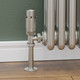 DELTA-AG-SN-LS02 - Delta Angled TRV Brushed Satin Nickel Thermostatic Radiator Valve DELTA-AG-SN-LS02 - Delta Angled TRV Brushed Satin Nickel Thermostatic Radiator Valve